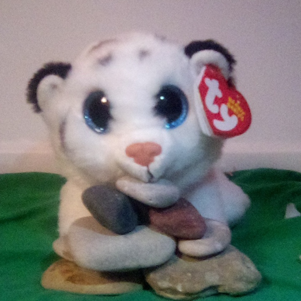 White Tiger Beanie Baby